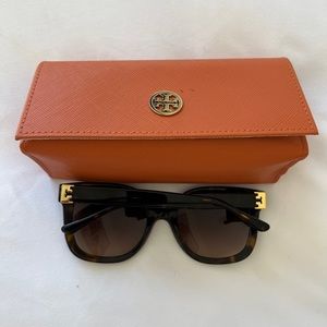 Tory Burch Dark Tortoise/Brown Sunglasses